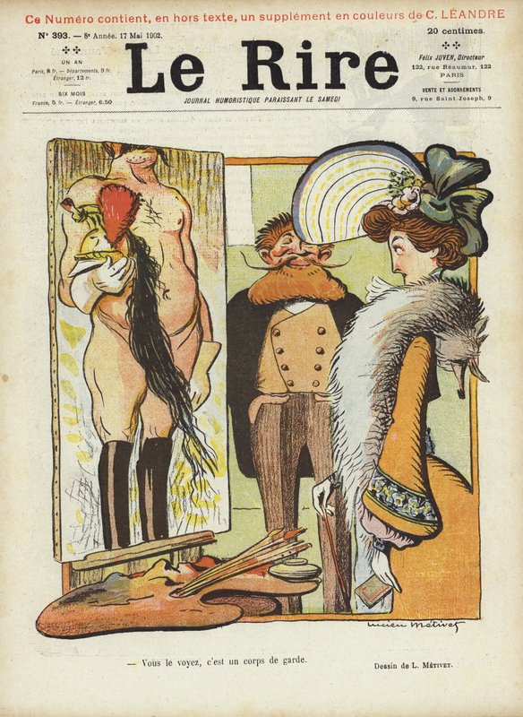 Illustrasjon for Le Rire av Lucien Metivet