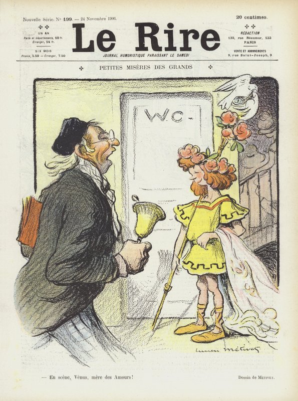 Illustrasjon for Le Rire av Lucien Metivet