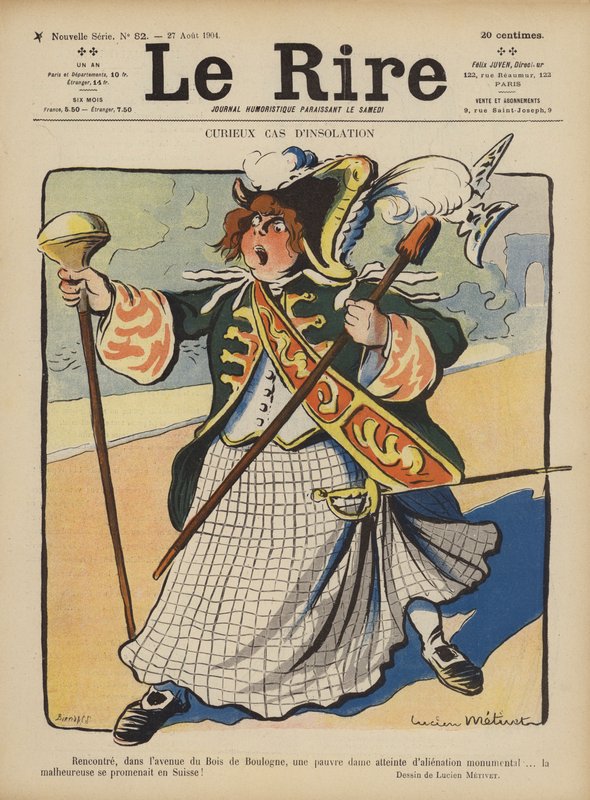Illustrasjon for Le Rire av Lucien Metivet