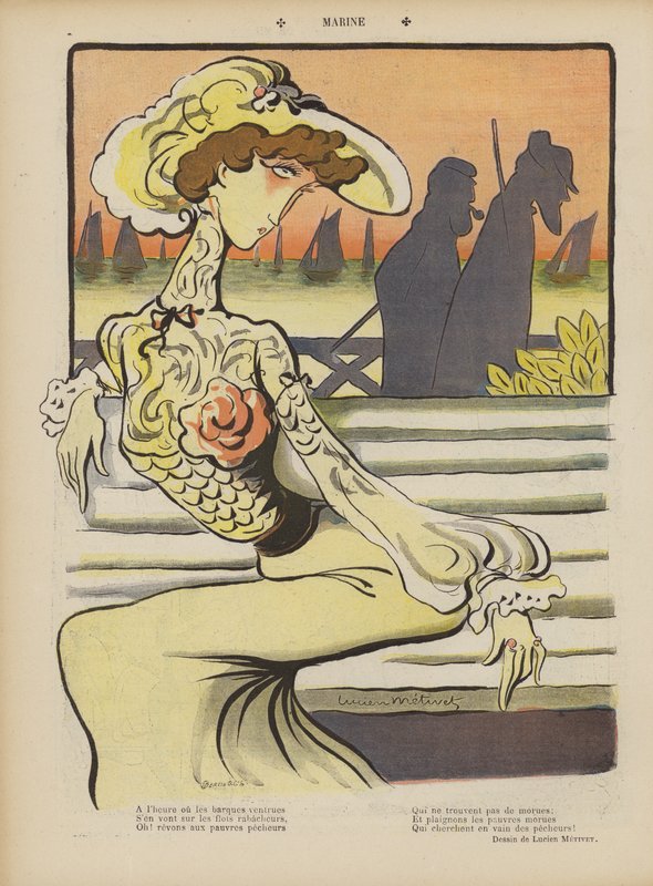 Illustrasjon for Le Rire av Lucien Metivet