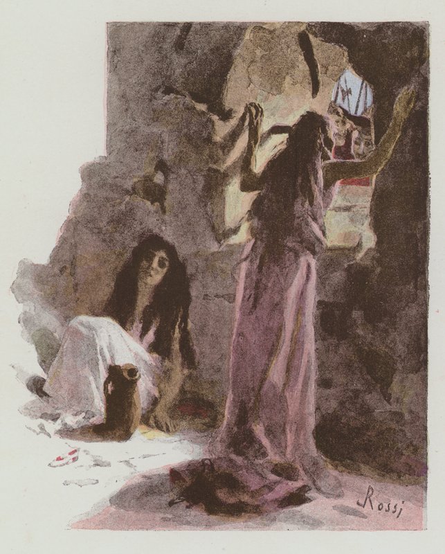 Illustrasjon for Notre-Dame De Paris av Victor Hugo av Lucius Rossi