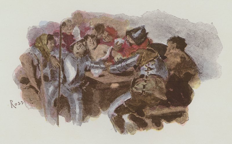 Illustrasjon for Notre-Dame De Paris av Victor Hugo av Lucius Rossi