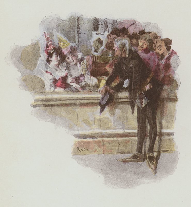 Illustrasjon for Notre-Dame De Paris av Victor Hugo av Lucius Rossi