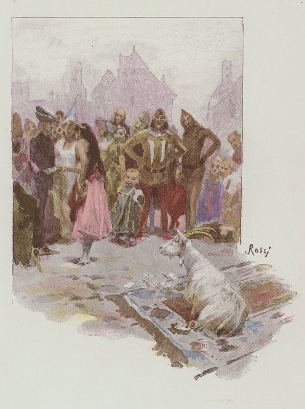 Illustrasjon for Notre-Dame De Paris av Victor Hugo av Lucius Rossi