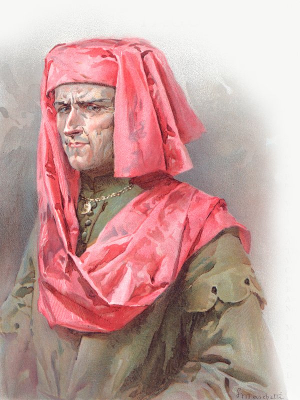 Illustrasjon for Shakespeares Othello (chromolitho) av Ludovico Marchetti
