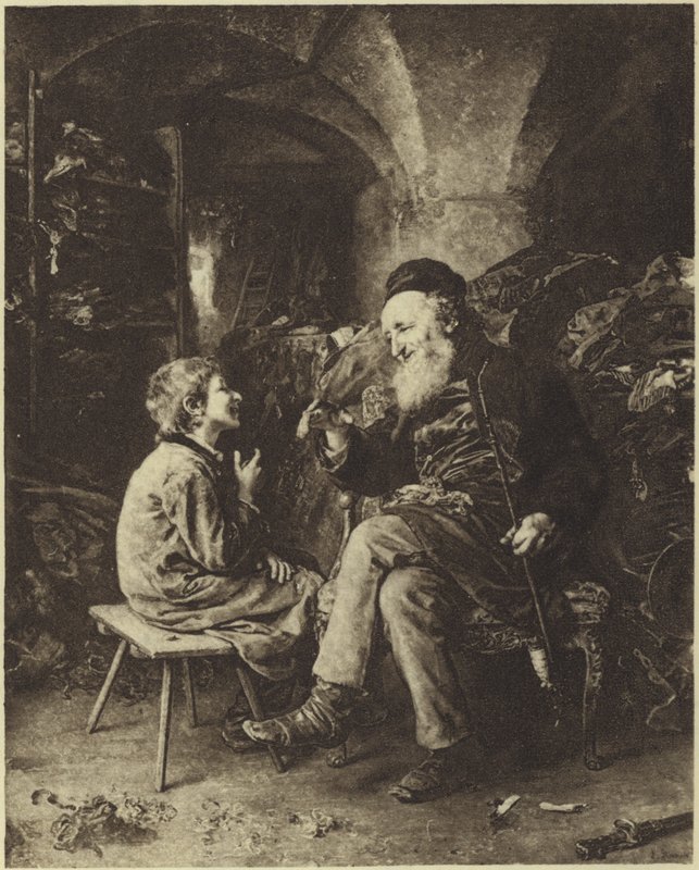 Salomos visdom (fotogravyr) av Ludwig Knaus