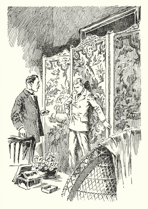Illustrasjon for The Picture of Dorian Gray av Oscar Wilde (litho) av Lui Trugo
