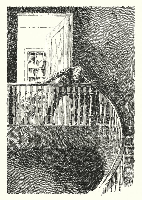Illustrasjon for The Picture of Dorian Gray av Oscar Wilde (litho) av Lui Trugo
