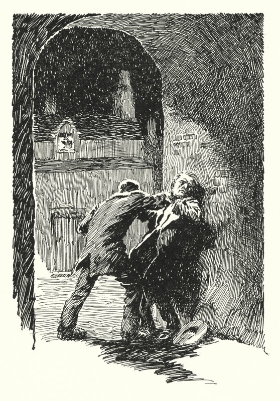 Illustrasjon for The Picture of Dorian Gray av Oscar Wilde (litho) av Lui Trugo
