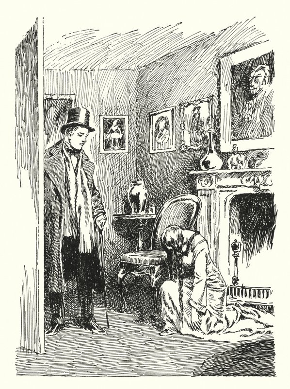 Illustrasjon for The Picture of Dorian Gray av Oscar Wilde (litho) av Lui Trugo
