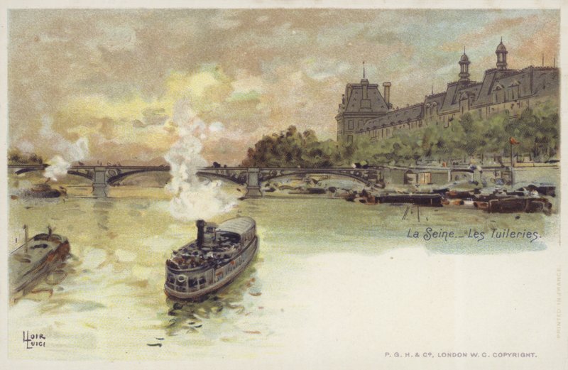 Tuileriene, Paris av Luigi Loir