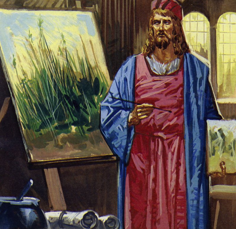 Dürer reiste til Venezia og tilbrakte mye av tiden sin der med å male (fargelitografi) av Luis Arcas Brauner