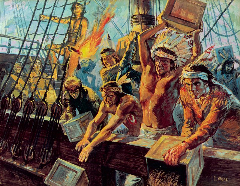 Boston Tea Party av Luis Arcas Brauner
