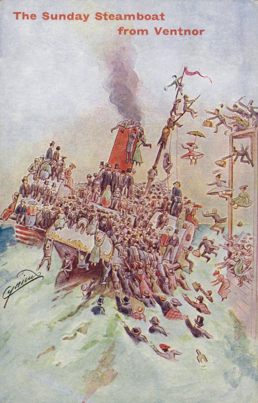 Søndagsdampbåten fra Ventnor, Isle of Wight av Martin Cynicus Anderson