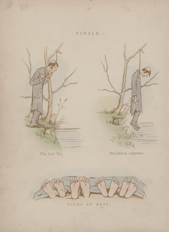 Side fra Humors of Cynicus (farget gravering) av Martin  Anderson