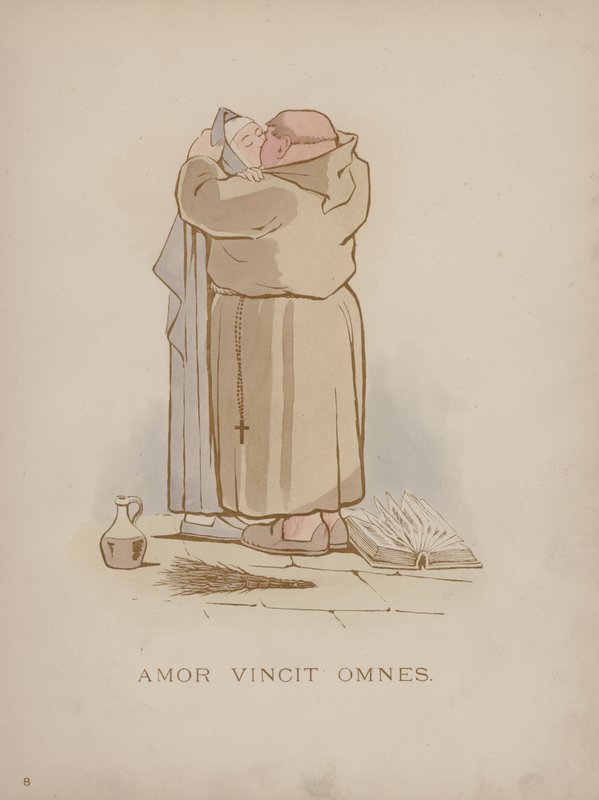 Side fra Humors of Cynicus (farget gravering) av Martin  Anderson