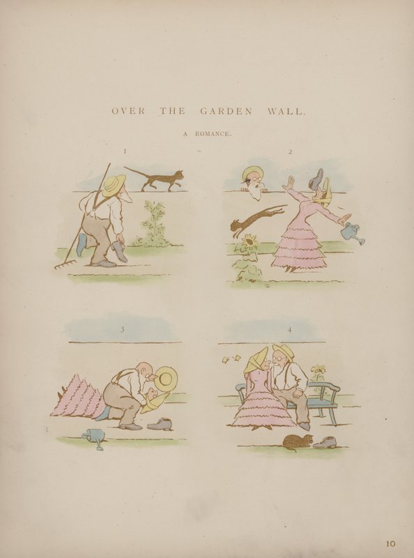 Side fra Humors of Cynicus (farget gravering) av Martin  Anderson