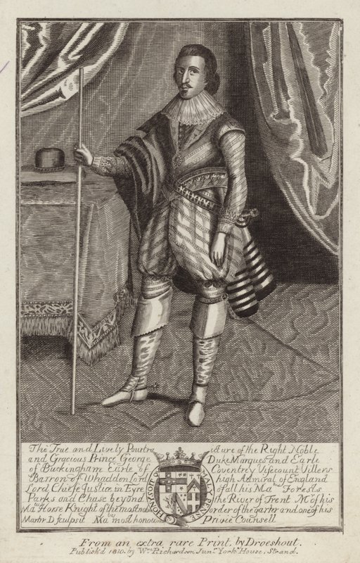 George Villiers av Martin, the elder Droeshout