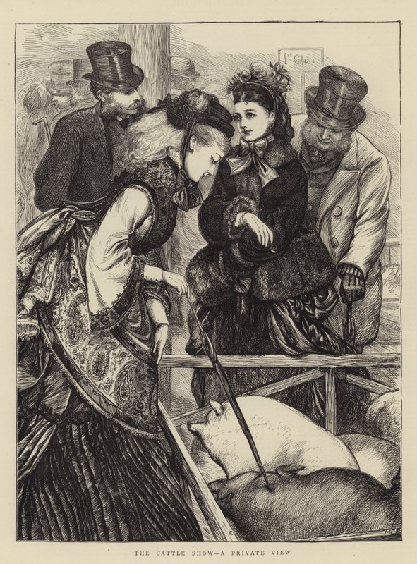 The Cattle Show, en privat utsikt av Mary Ellen Edwards