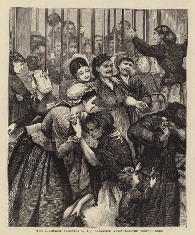 De kommunistiske fangene i Orangerie, Versailles, besøkstiden av Mary Ellen Edwards