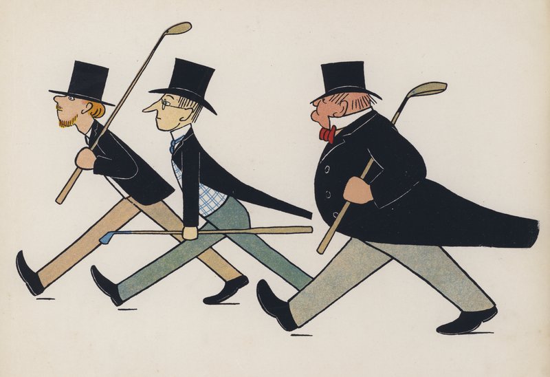 Wonderful England: Golfere forlater jobben av Mary Francis Ames