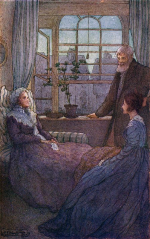 Illustrasjon for Cranford av fru Gaskell av Mary V. Wheelhouse