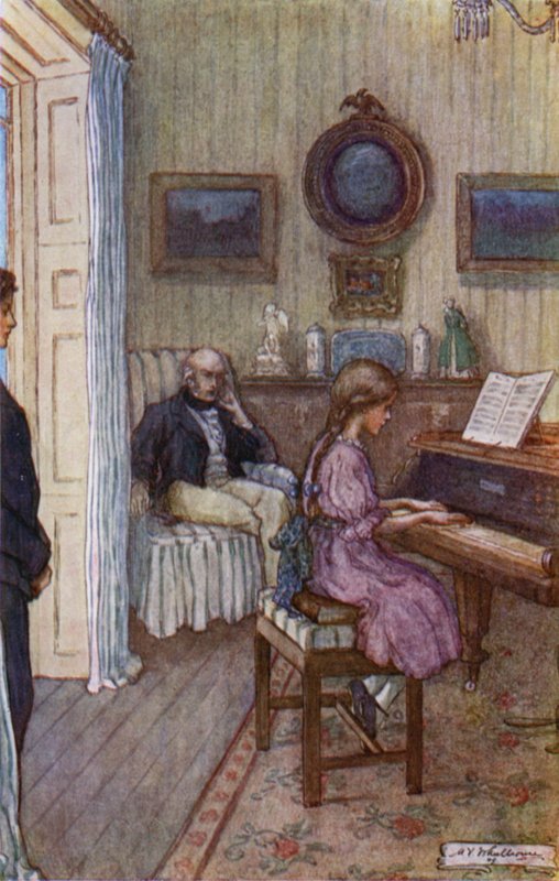 Illustrasjon for små kvinner av Mary V. Wheelhouse