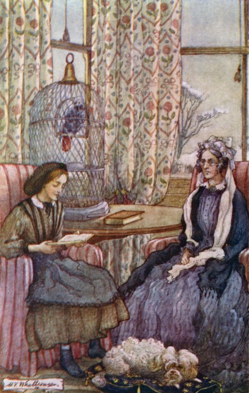 Illustrasjon for små kvinner av Mary V. Wheelhouse