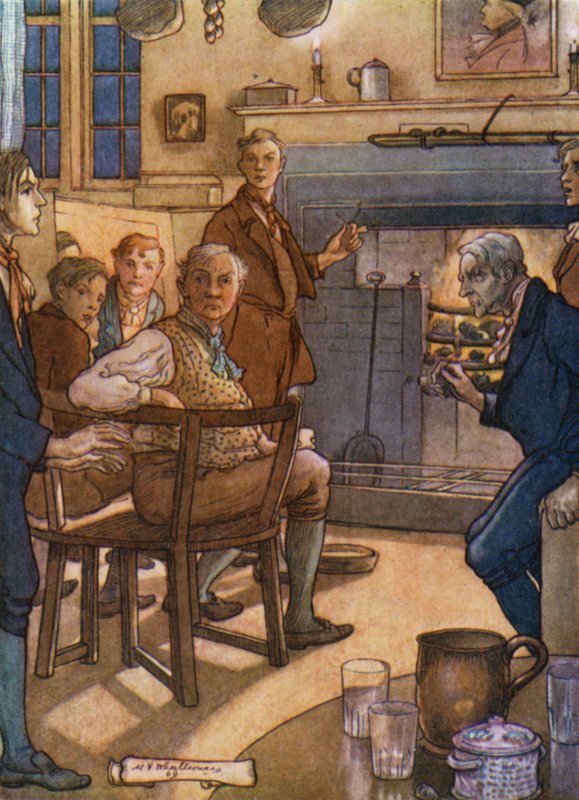 Illustrasjon for Silas Marner av Mary V. Wheelhouse
