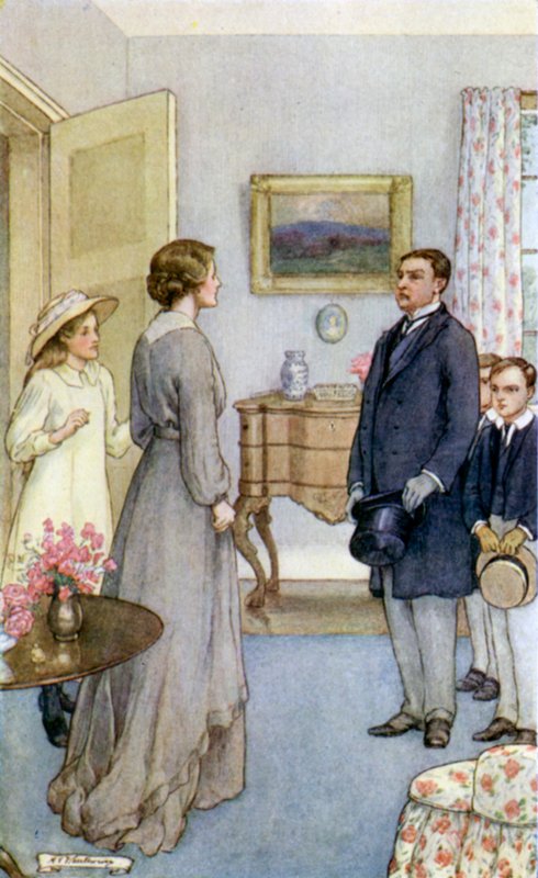 Scene fra The Slowcoach, av Edward Verrall Lucas av Mary V. Wheelhouse