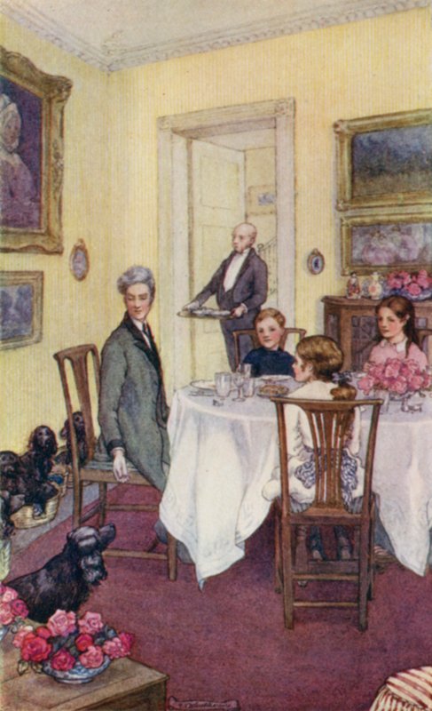 Scene fra The Slowcoach, av Edward Verrall Lucas av Mary V. Wheelhouse