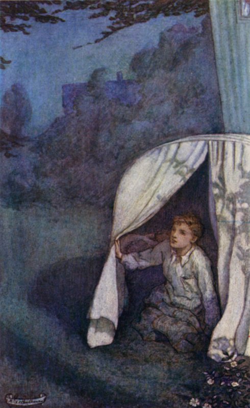 Scene fra The Slowcoach, av Edward Verrall Lucas av Mary V. Wheelhouse