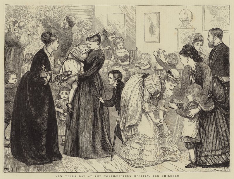 nyttårsdag på Barnesykehuset Nord-Øst av Mary Ellen Edwards