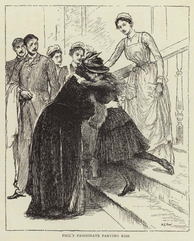 Illustrasjon til The Story of a Nurse, av Honnor Morten av Mary L. Gow