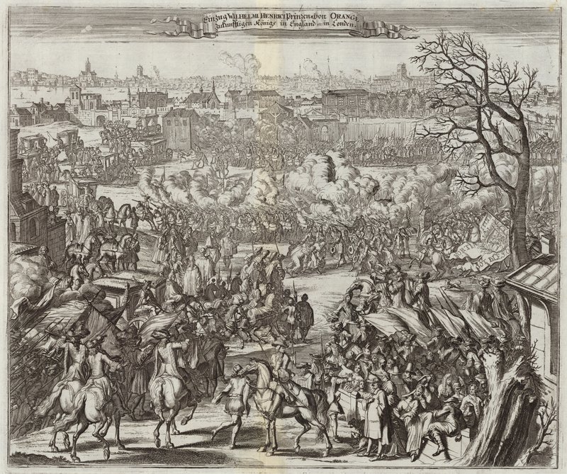 William II, prins av Orange og konge av England av Mattaus the Younger Merian