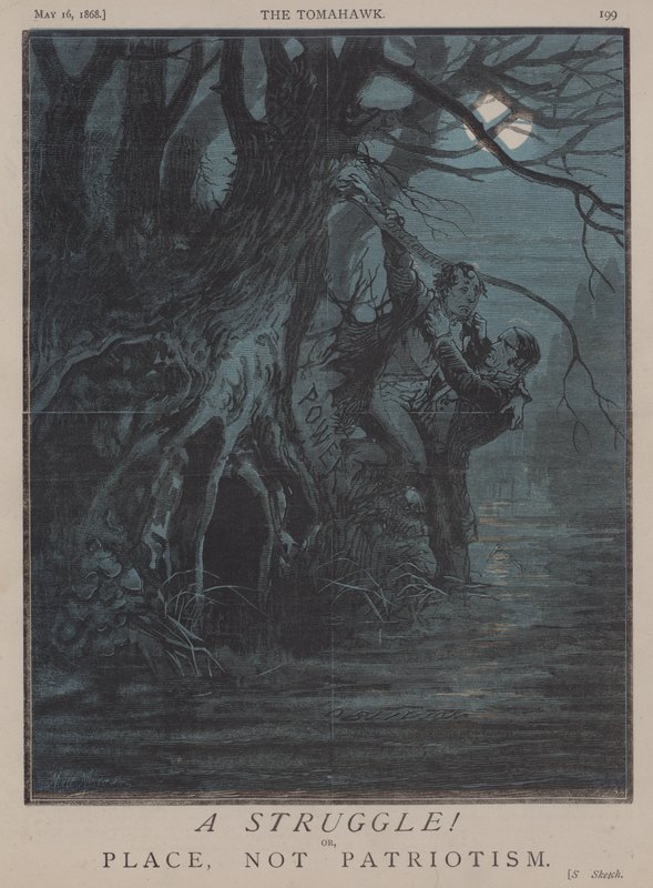 En kamp! eller, sted, ikke patriotisme (farge litho) av Matthew