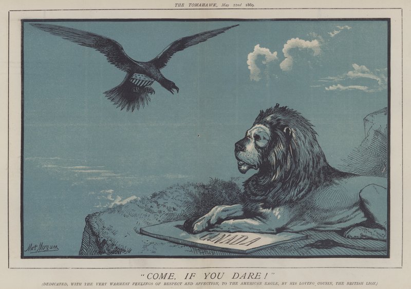 Kom hvis du tør! (farge litho) av Matthew