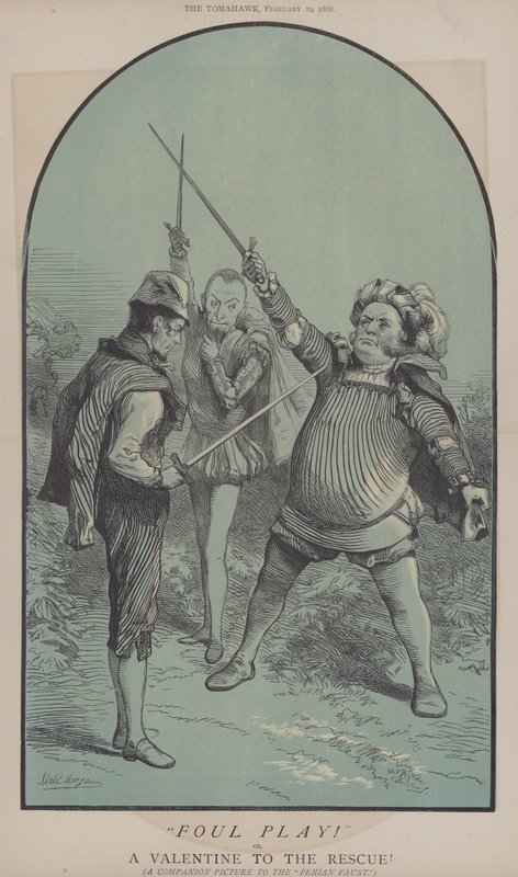 Lureri! eller, A Valentine to the Rescue (farge litho) av Matthew