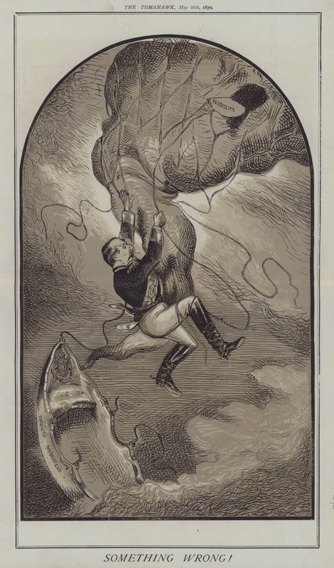 Noe galt! (farge litho) av Matthew