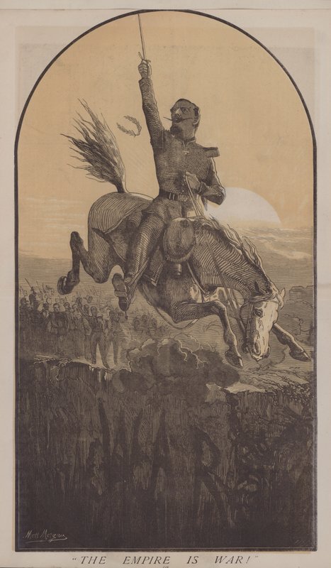 Imperiet er krig! (farge litho) av Matthew