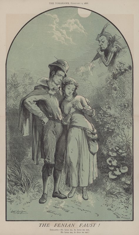 Den feniske Faust! (farge litho) av Matthew