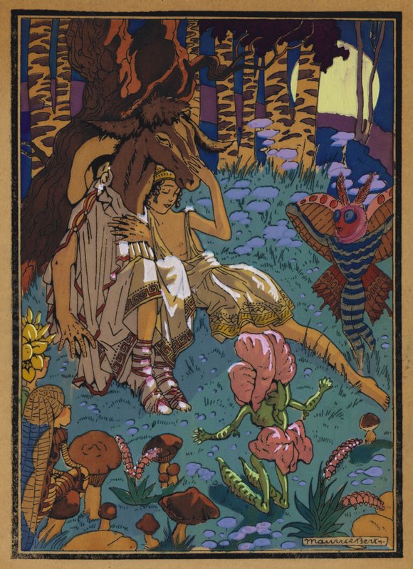 Illustrasjon for Shakespeares A Midsummer Night
