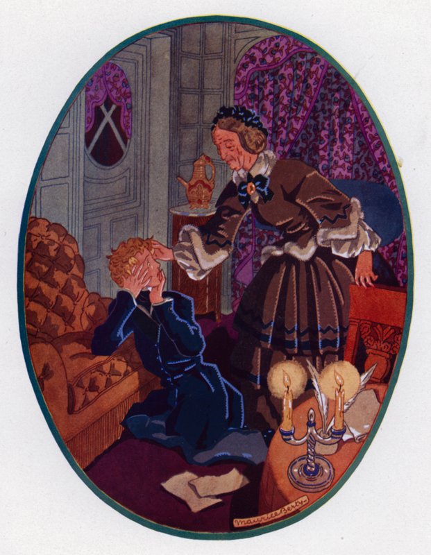 Tante tannverk (farge litho) av Maurice Berty