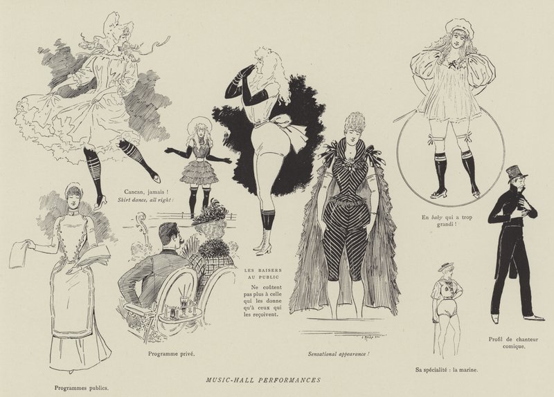 Illustrasjon for London Life by Mars av Maurice Charles Mathieu Bonvoisin