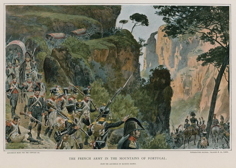 Den franske hæren i fjellene i Portugal av Maurice Henri Orange