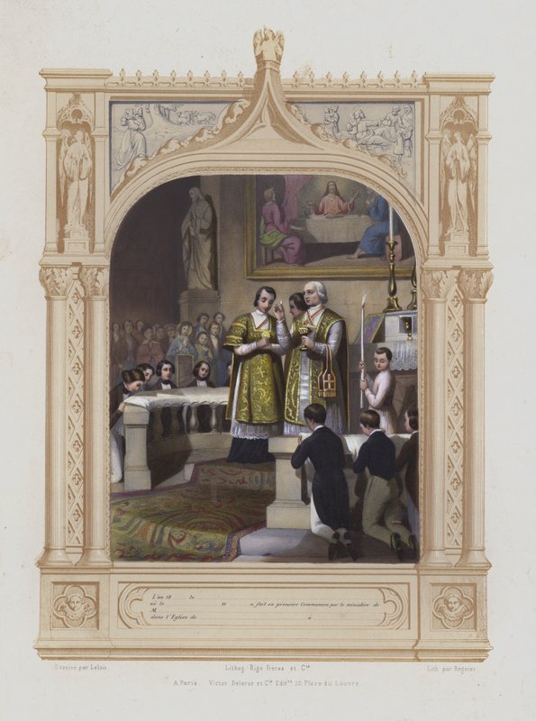 Første nattverd (akvatint) av Maurice Leloir