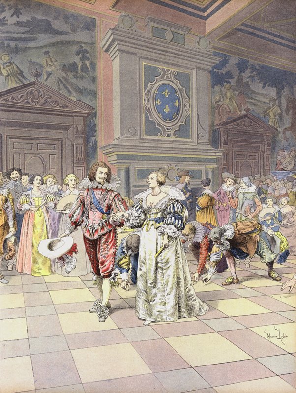 George Villiers, 1. hertug av Buckingham ved hoffet i Frankrike av Maurice Leloir