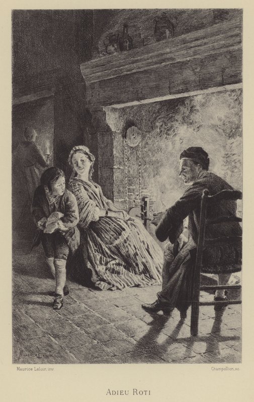 Farvel stek (gravyr) av Maurice Leloir