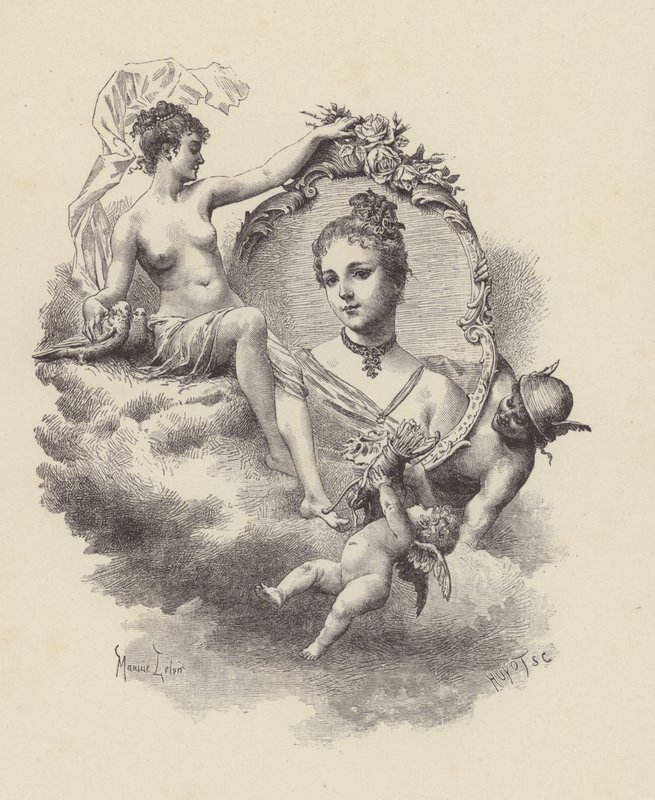 Illustrasjon for Manon Lescaut (gravering) av Maurice Leloir