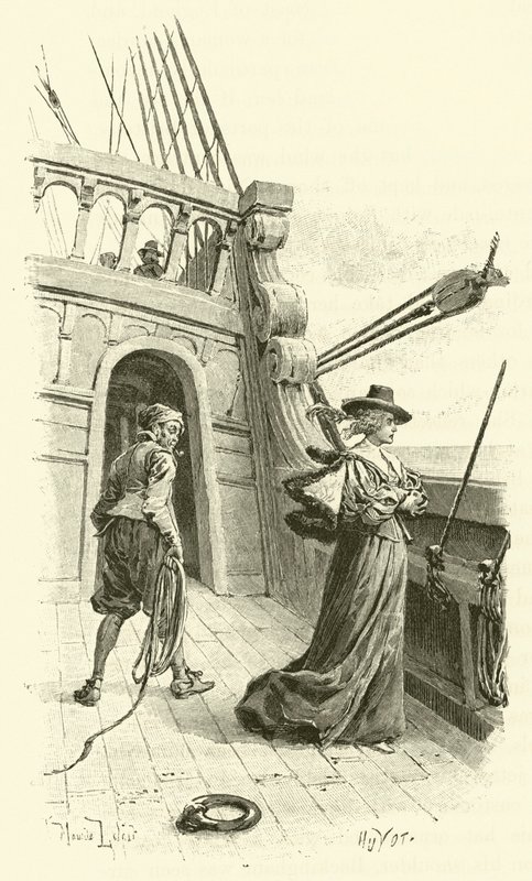 Illustrasjon for The Three Musketeers (gravering) av Maurice Leloir